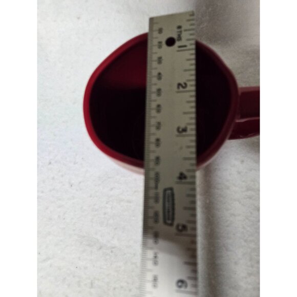 Rae Dunn Artisan JOY Mug By Magenta Red Ceramic Coffee Cup - Picture 8 of 8